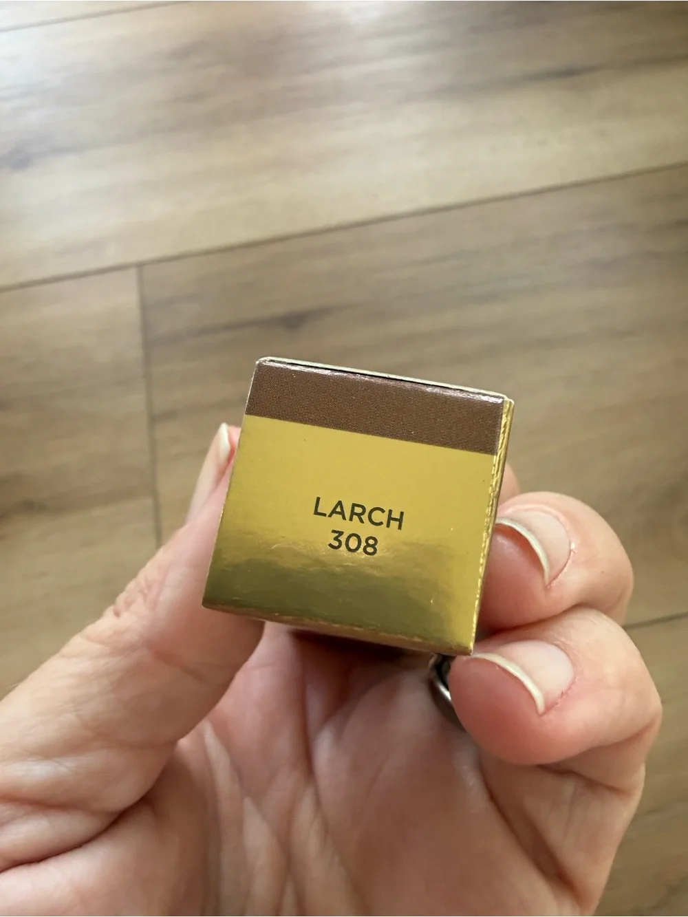 Hourglass Unlocked Satin Crème Lipstick — Larch 308